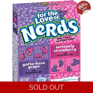 Nerds Grape & Strawberry Flavour Candy - 46.7g Pack